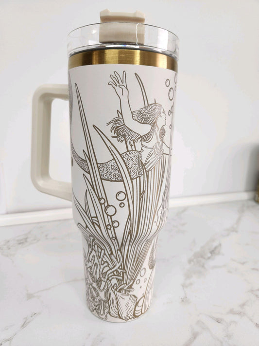 Mermaid 40 oz Tumbler